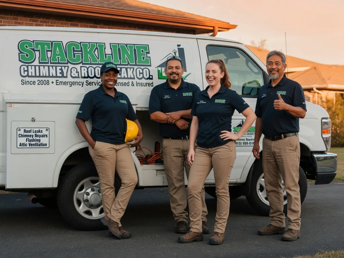 Chimney flashing repair company in Madeline, CA